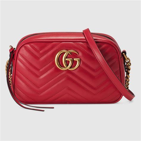 gucci red bag 2016|Gucci shoulder bags red.